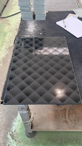 DecorFlou Design Diamond facets colore dark 40x60 cm